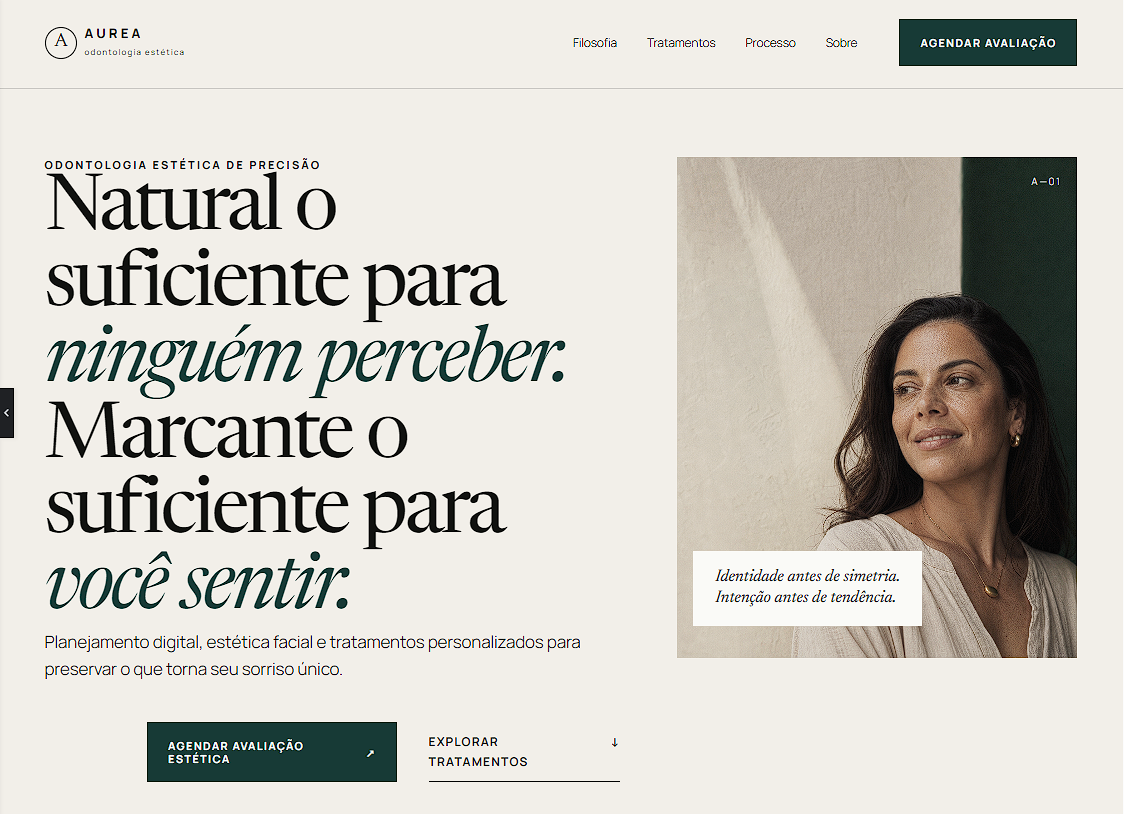 Mockup de Clínica